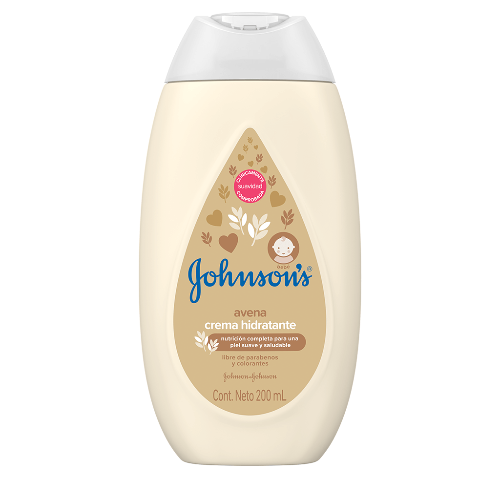 JOHNSON’S® baby crema líquida con avena natural