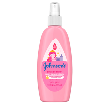 JOHNSON’S® baby spray para peinar gotas de brillo